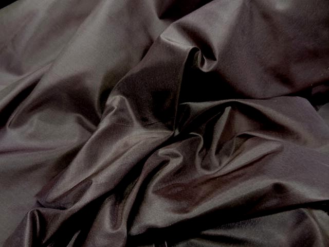 Taffetas de soie marron glace 2