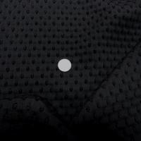 Taffetas façonné noir et velours chenille 1