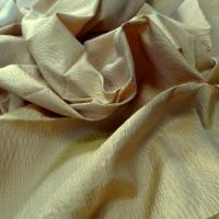 Taffetas faconne or et blanc 2