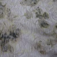 Taffetas faconne rose clair kaki 1