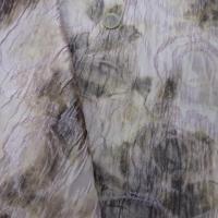 Taffetas faconne rose clair kaki 3