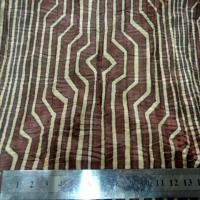 Taffetas fin plisse rayures fantaisie acajou topaze 2