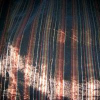 Taffetas froisse marrons et noir 1