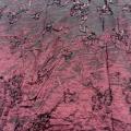 Taffetas froisse prune brode de fleurs laser 1 