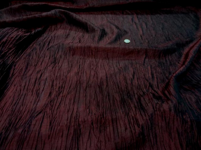 Taffetas froisse rouge bordeaux 0 1