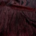 tissu taffetas froisse rouge bordeaux