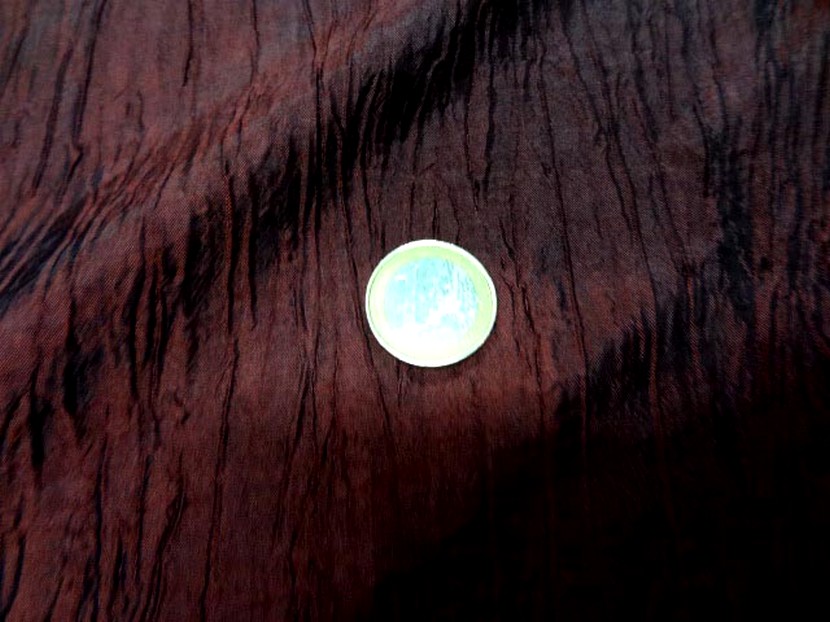 Taffetas froisse rouge bordeaux 0 3