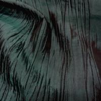 Taffetas froisse vert reflets rouges 4