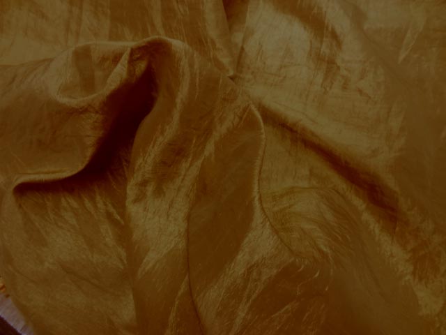 Taffetas froisse vieil or jaune orange 4 1