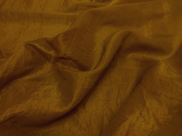 Taffetas froisse vieil or jaune orange 4 2