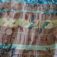 Taffetas froncé élastique fleurs-papillons 3