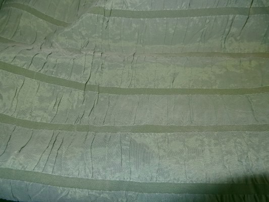 Taffetas froncé élastique vert pâle-mauve 4