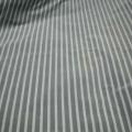 Taffetas gris blanc raye 1 