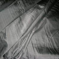 Taffetas gris fer plisse 1 