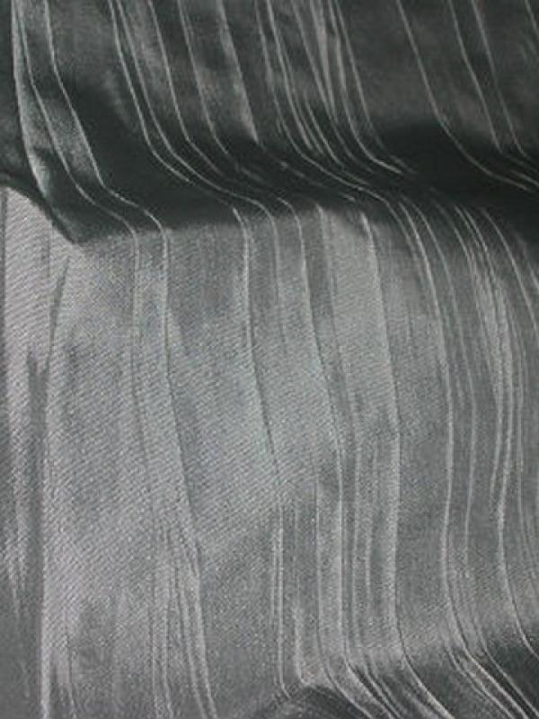 Taffetas gris fer plisse 3 