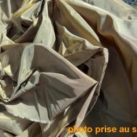 Taffetas gris reflets or 2