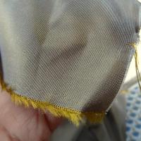 Taffetas gris reflets or 4