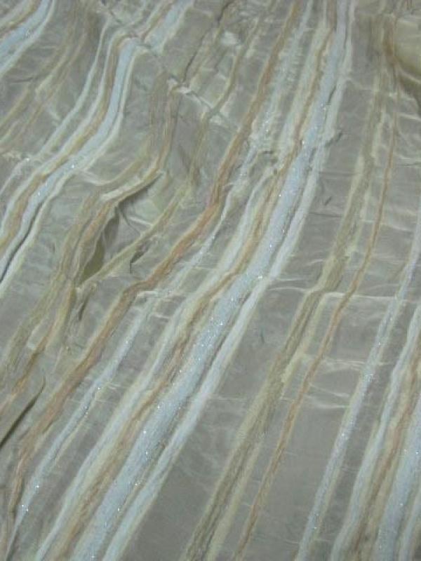 Taffetas ivoire bandes velours2