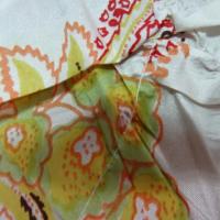 Taffetas ivoire froisse permanent imprime1 2