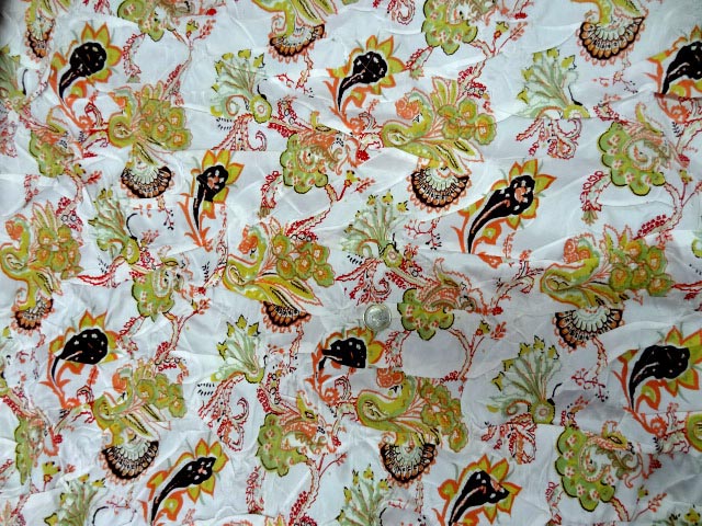 Taffetas ivoire froisse permanent imprime1 3