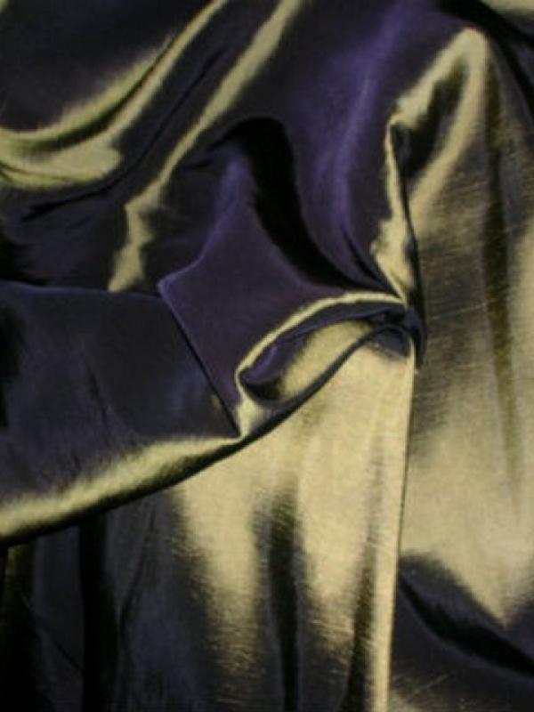 Taffetas kaki reflets topaze 