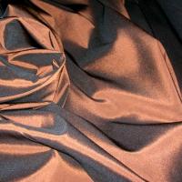 Taffetas lycra cuivre noir 2 
