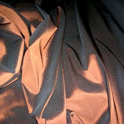 Taffetas lycra reflets caramel