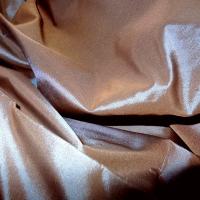 Taffetas marron glace reflets bleus 3 