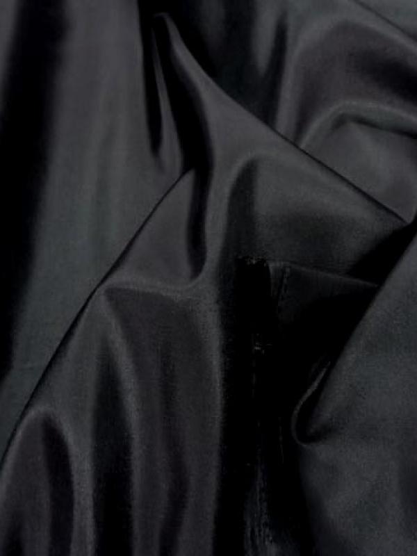 Taffetas noir fin chatoyant 3