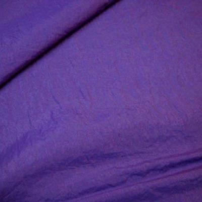 Taffetas polyester froisse violet bleu 1 