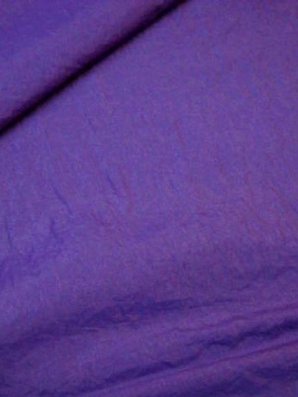 Taffetas polyester froisse violet bleu 1 