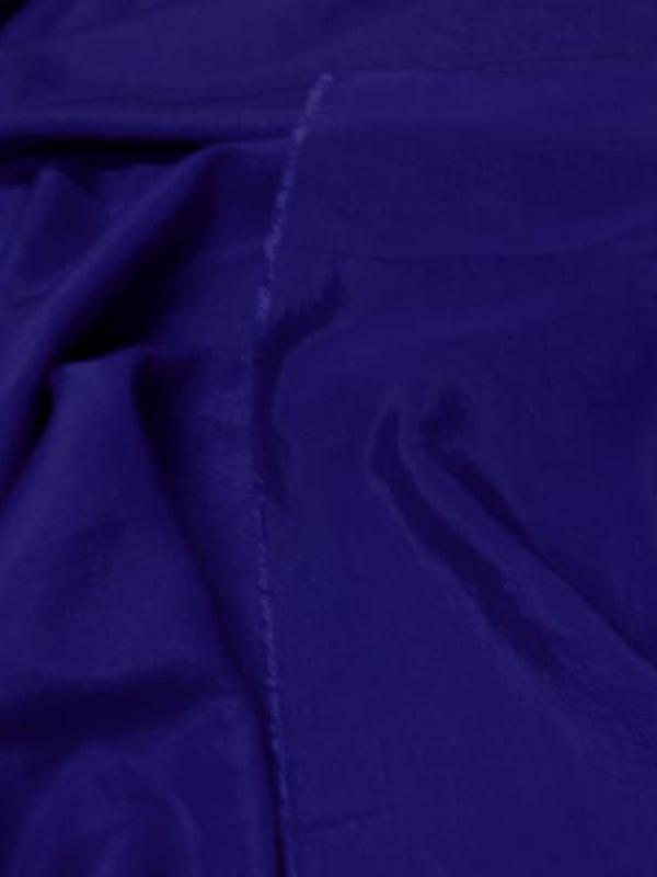 Taffetas polyseter viscose bleu 2 