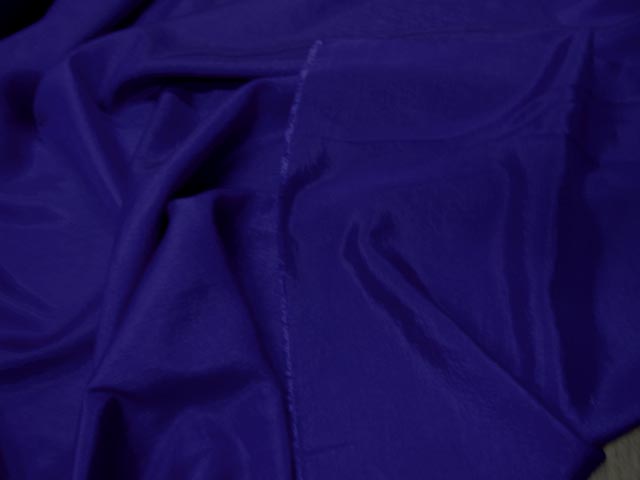 Taffetas polyseter viscose bleu 2