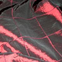 Taffetas rouge bordeaux coutures arlequin 1 