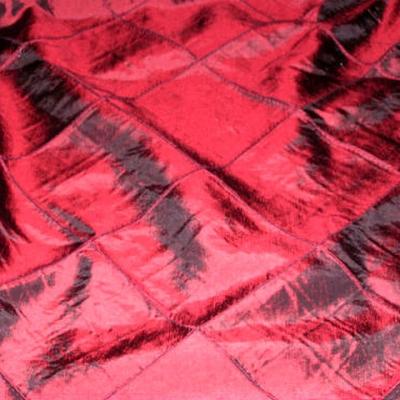 Taffetas rouge bordeaux coutures arlequin 3 