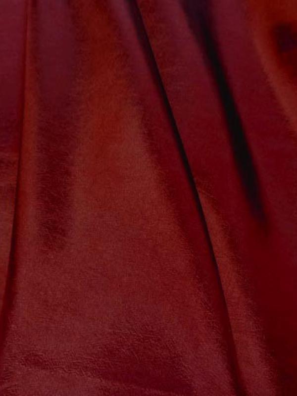 Taffetas rouge souple reflets 1