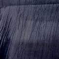 Taffetas souple froisse bleu zinc