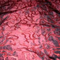 Taffetas surbrode bordeaux 1