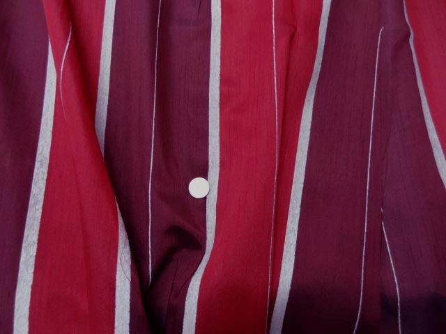 Taffetas velours ameublement rayures fushia pjpg 2