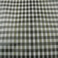 Taffetas vichy blanc beige taupe 2