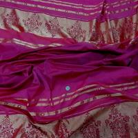 Taffettas faconne rose dore2