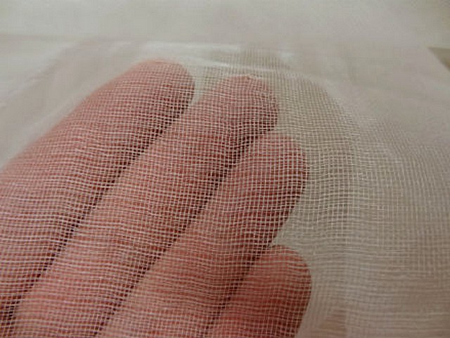 Tarlatane de soie beige 1