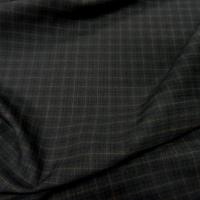 Tergal polyester noir a carreaux 1 