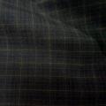 Tergal polyester noir a carreaux 4 