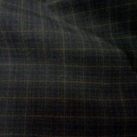 Tergal polyester noir a carreaux 4 
