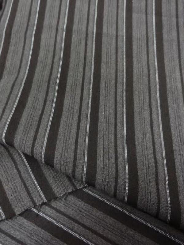 Tergal polyester rayures tons taupe 1 2 