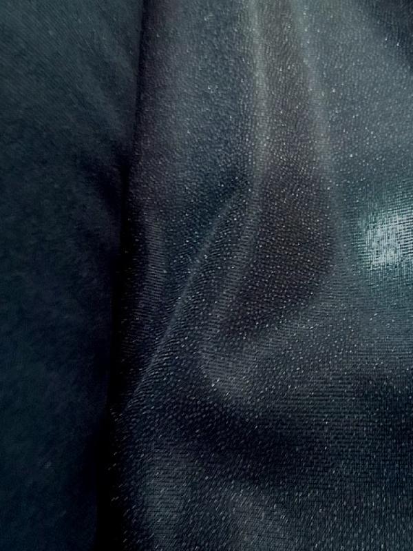 Thermocollant ou triplure polyester fin bleu marine