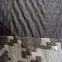 Tissu bandes pied de poule géant 03