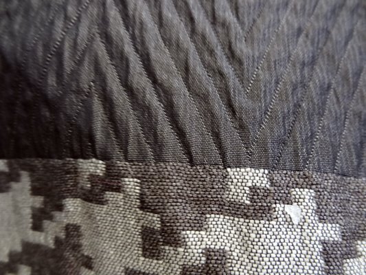 Tissu bandes pied de poule géant 03