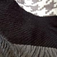 Tissu bandes pied de poule géant 04